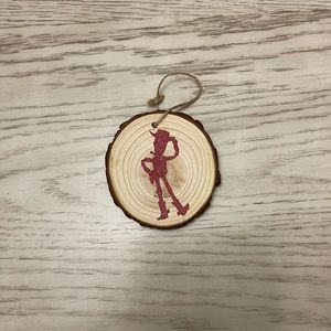 Disney’s Toy Story woody ornament made of wood